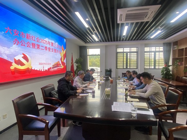 六安市新红会召开2025年第三次会长办公会